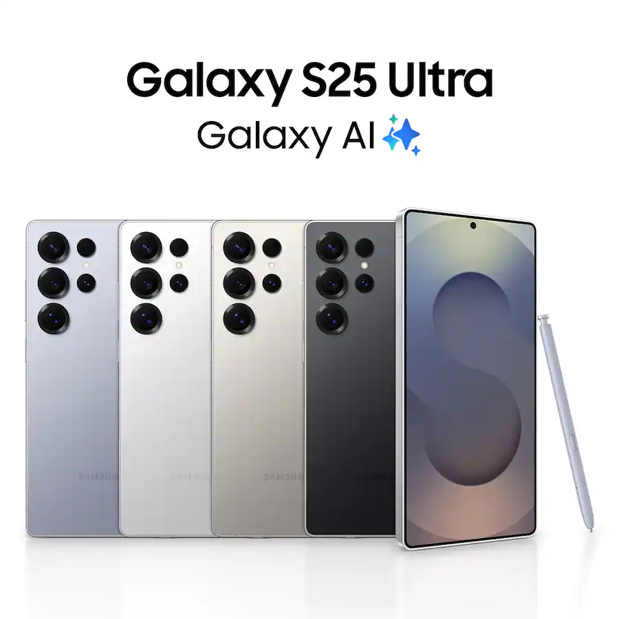 Samsung - Galaxy S25 Ultra 256GB (Unlocked) - Titanium Whitesilver
