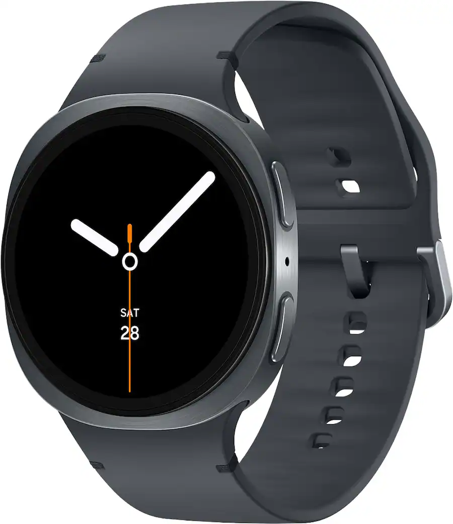 Samsung - Galaxy Watch8 Aluminum Smartwatch 44mm BT - Graphite - (2025)