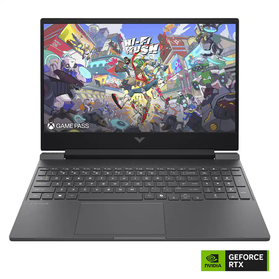 HP - Victus 15.6" Full HD Gaming Laptop - AMD Ryzen 5 7535HS (2023) - 8GB DDR5 Memory - NVIDIA GeForce RTX 3050 - 512GB SSD - Mica Silver
