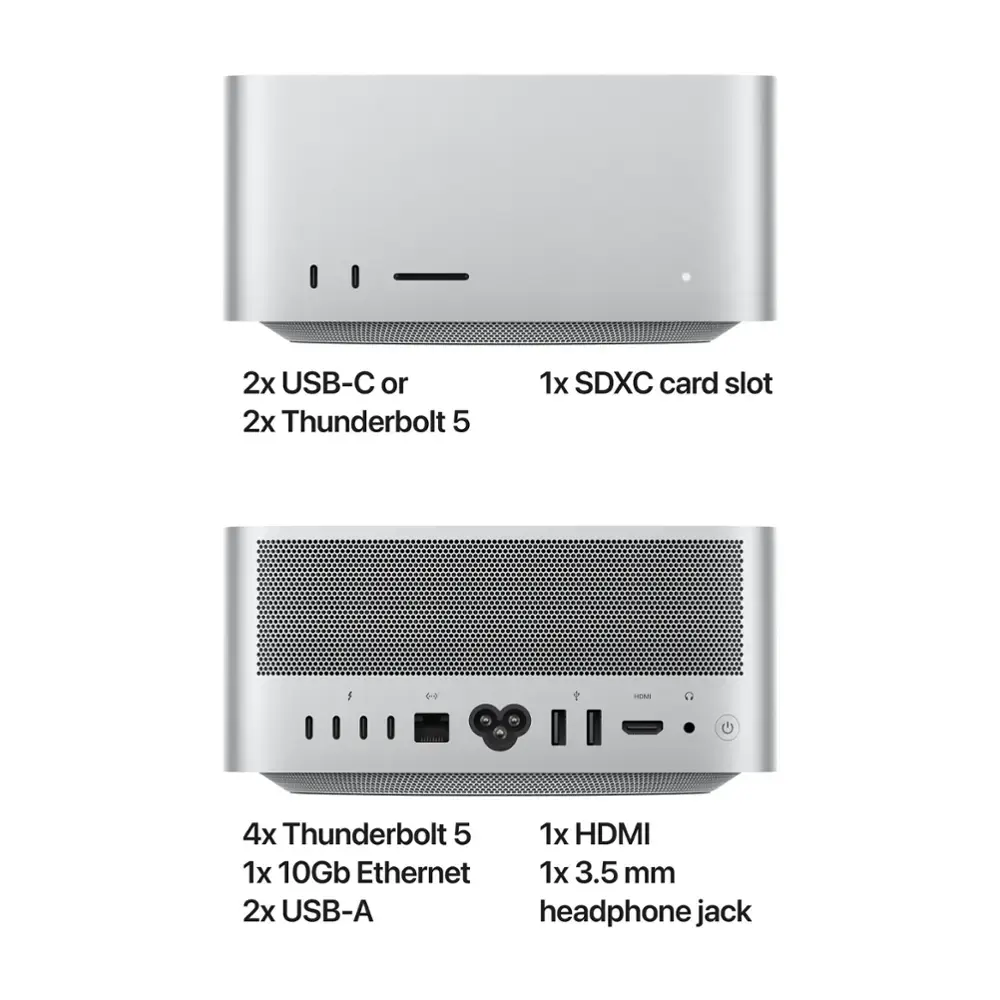 Apple - Mac Studio - M4 Max - 512GB SSD - Silver