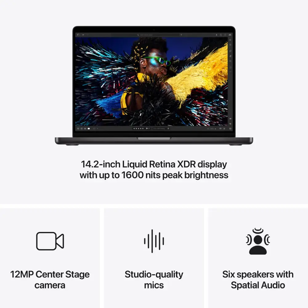 Apple - MacBook Pro 14-inch Apple M4 chip Built for Apple Intelligence - 16GB Memory - 512GB SSD - Silver