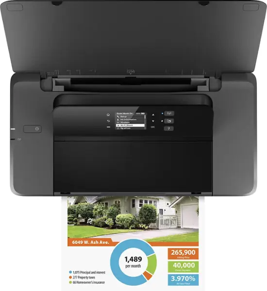 HP - Office Jet 200 Mobile Inkjet Printer - Black