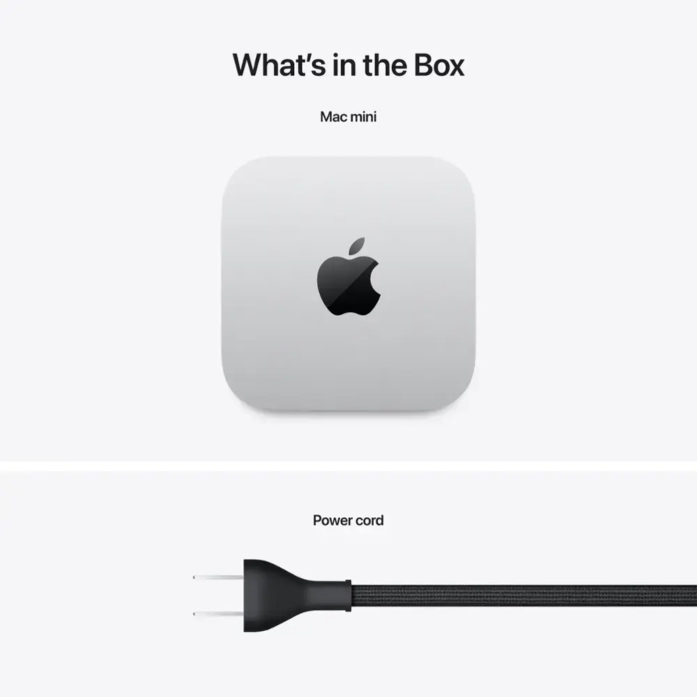 Apple - Mac mini Desktop - M4 chip - Built for Apple Intelligence - 16GB Memory - 256GB SSD - Silver