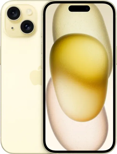Apple - iPhone 15 256GB - Yellow (AT&T)