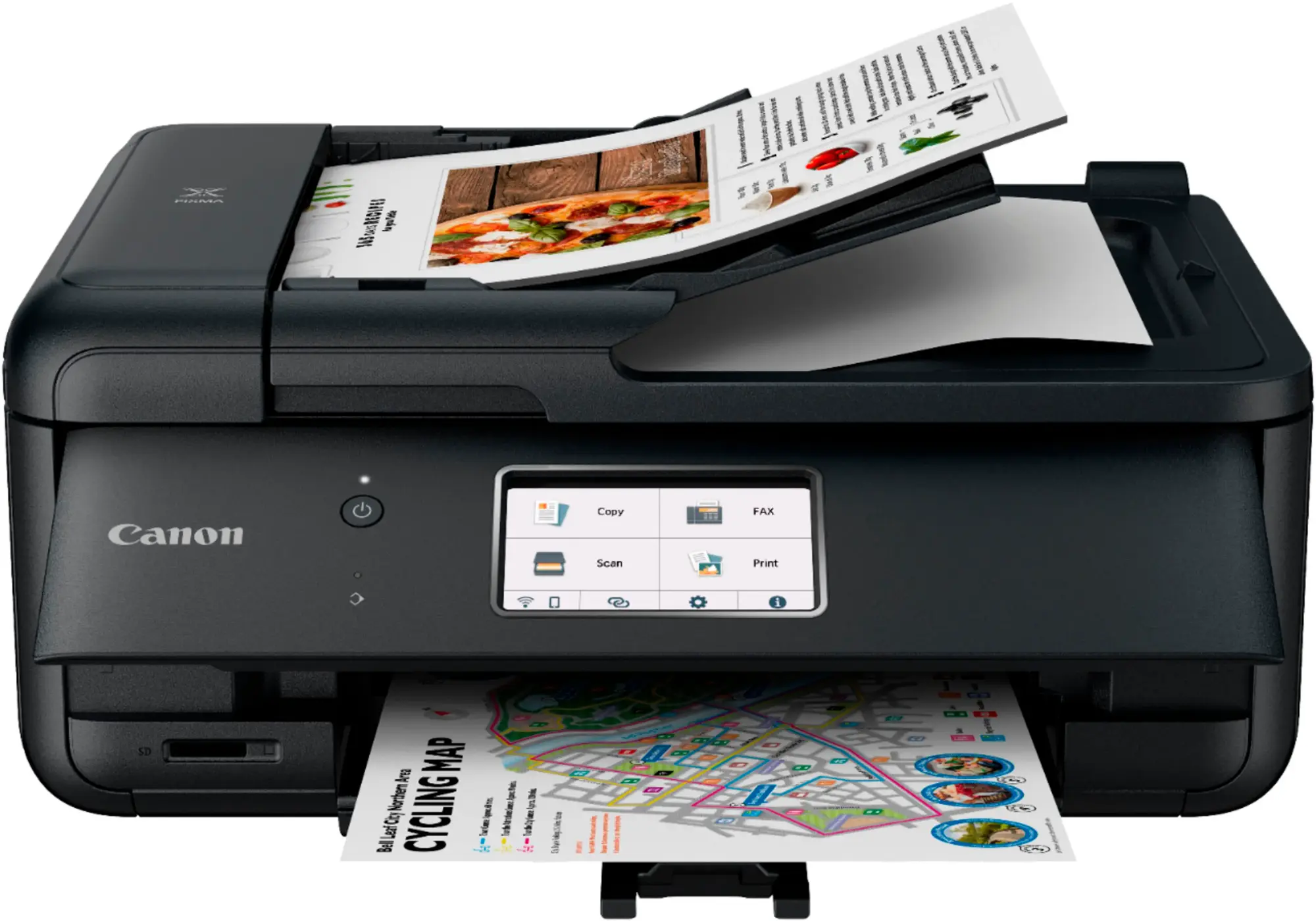 Canon - PIXMA TR8620a Wireless All-In-One Inkjet Printer with Fax - Black
