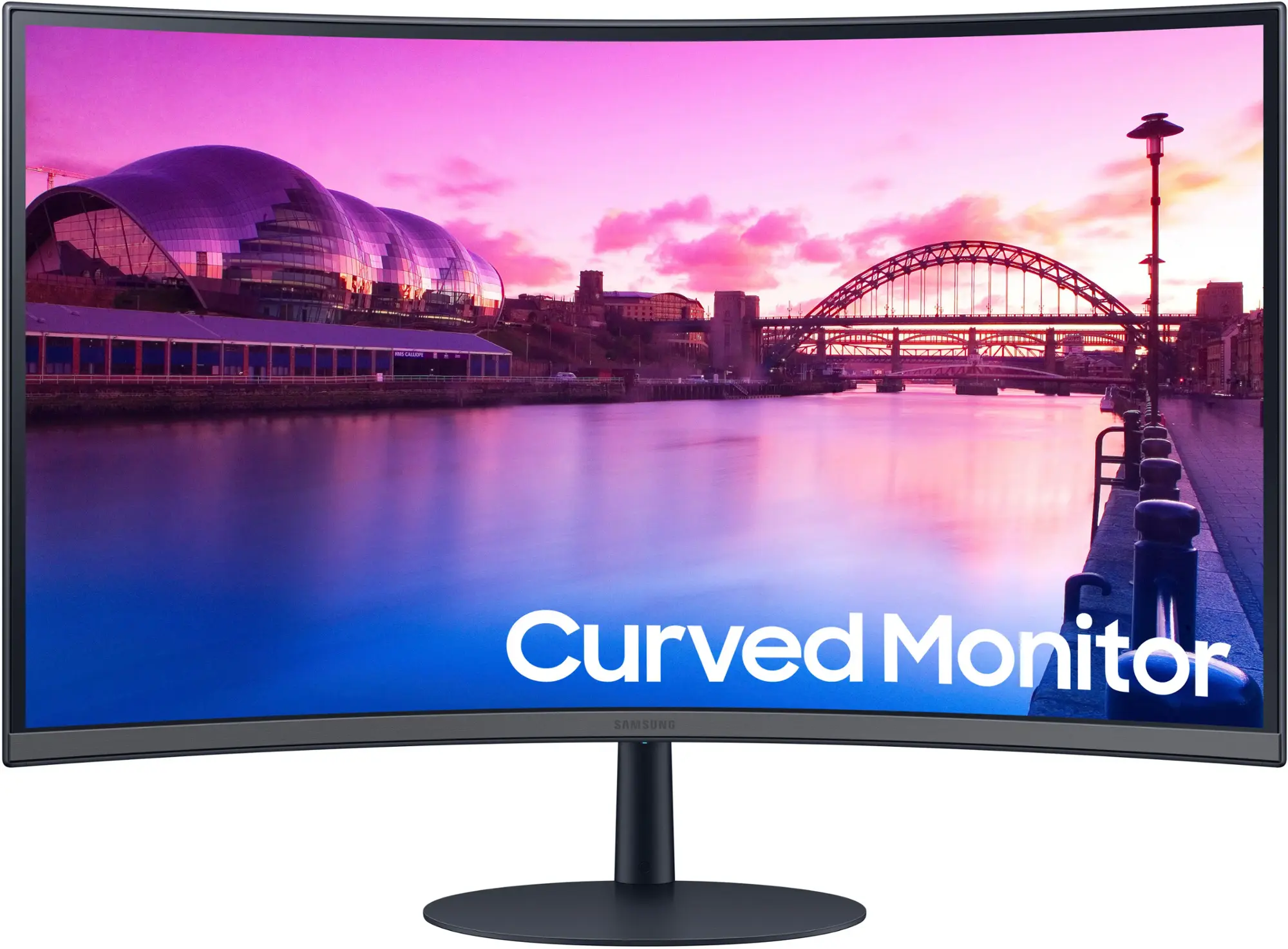 Samsung - 27" S39C series 1000R Curved FHD FreeSync Monitor (DisplayPort, HDMI) - Black