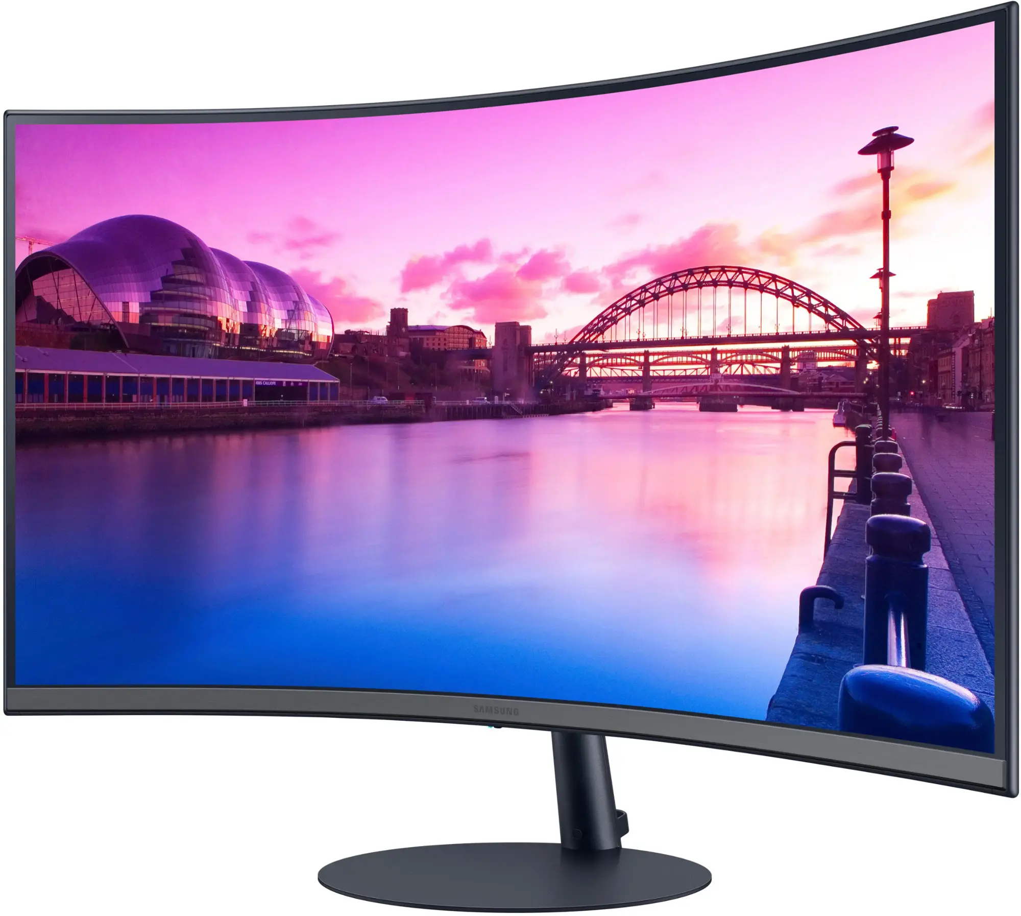 Samsung - 27" S39C series 1000R Curved FHD FreeSync Monitor (DisplayPort, HDMI) - Black