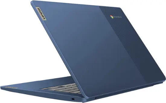 Lenovo - IdeaPad Slim 3 Chromebook Laptop - 14" FHD Touchscreen Laptop - MediaTek Kompanio 520 - 4GB Memory - 64GB eMMC - Abyss Blue