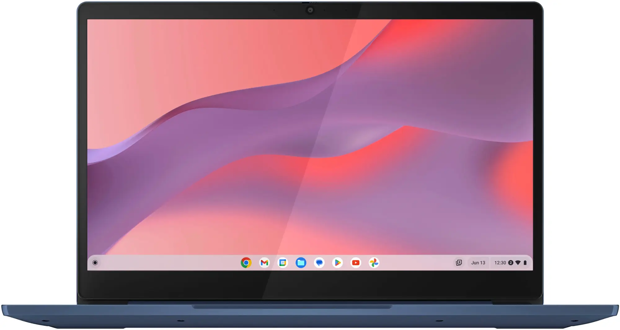 Lenovo - IdeaPad Slim 3 Chromebook Laptop - 14" FHD Touchscreen Laptop - MediaTek Kompanio 520 - 4GB Memory - 64GB eMMC - Abyss Blue