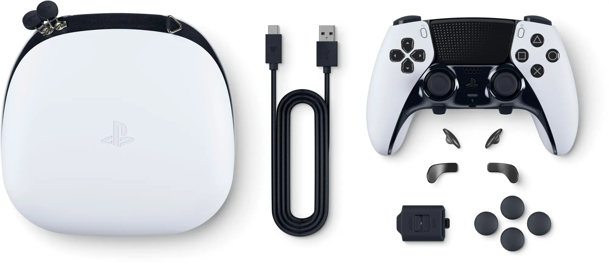 Sony - DualSense Edge Wireless Controller - Black ||| White