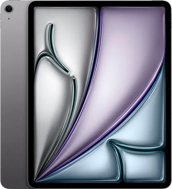Apple - 13-inch iPad Air M2 chip Built for Apple Intelligence Wi-Fi 256GB - Space Gray