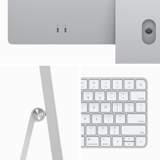 Apple - iMac 24" All-In-One - M3 chip - 8GB Memory - 256GB (Latest Model) - Silver