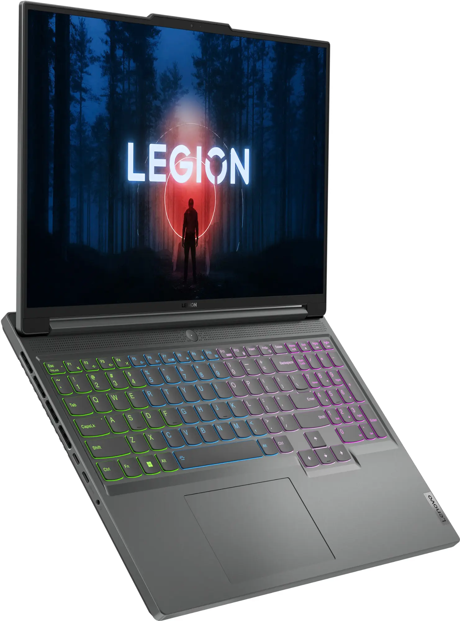 Lenovo - Legion Slim 5 16" Gaming Laptop WQXGA - Ryzen 7 7840HS with 16GB Memory - NVIDIA GeForce RTX 4060 8GB - 512GB SSD - Storm Grey
