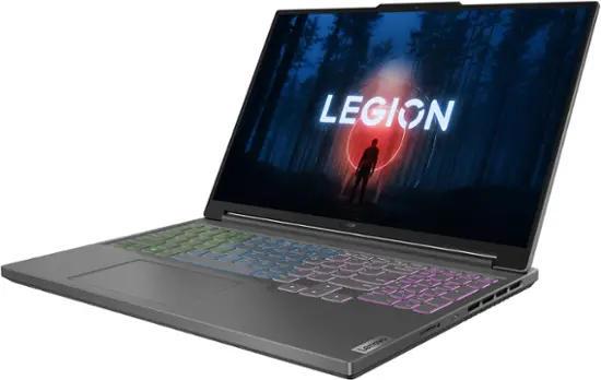 Lenovo - Legion Slim 5 16" Gaming Laptop WQXGA - Ryzen 7 7840HS with 16GB Memory - NVIDIA GeForce RTX 4060 8GB - 512GB SSD - Storm Grey