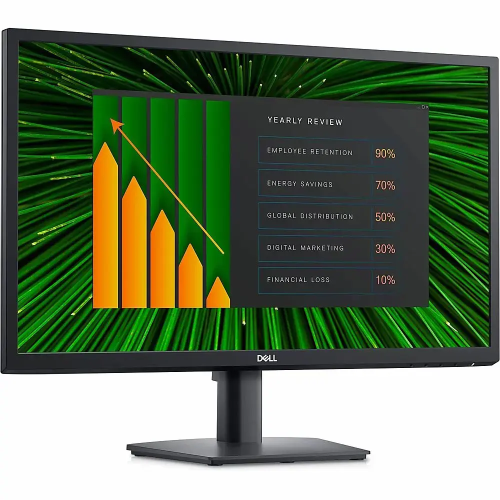 Dell - 23.8" VA LCD FHD 60Hz Monitor (VGA, HDMI) - Black