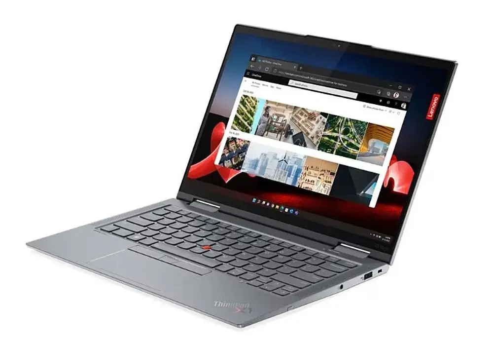 Lenovo - ThinkPad X1 Yoga Gen 8 2-in-1 14" Touch-Screen Laptop - Intel Core i5 with 16GB Memory - 256GB SSD - Gray