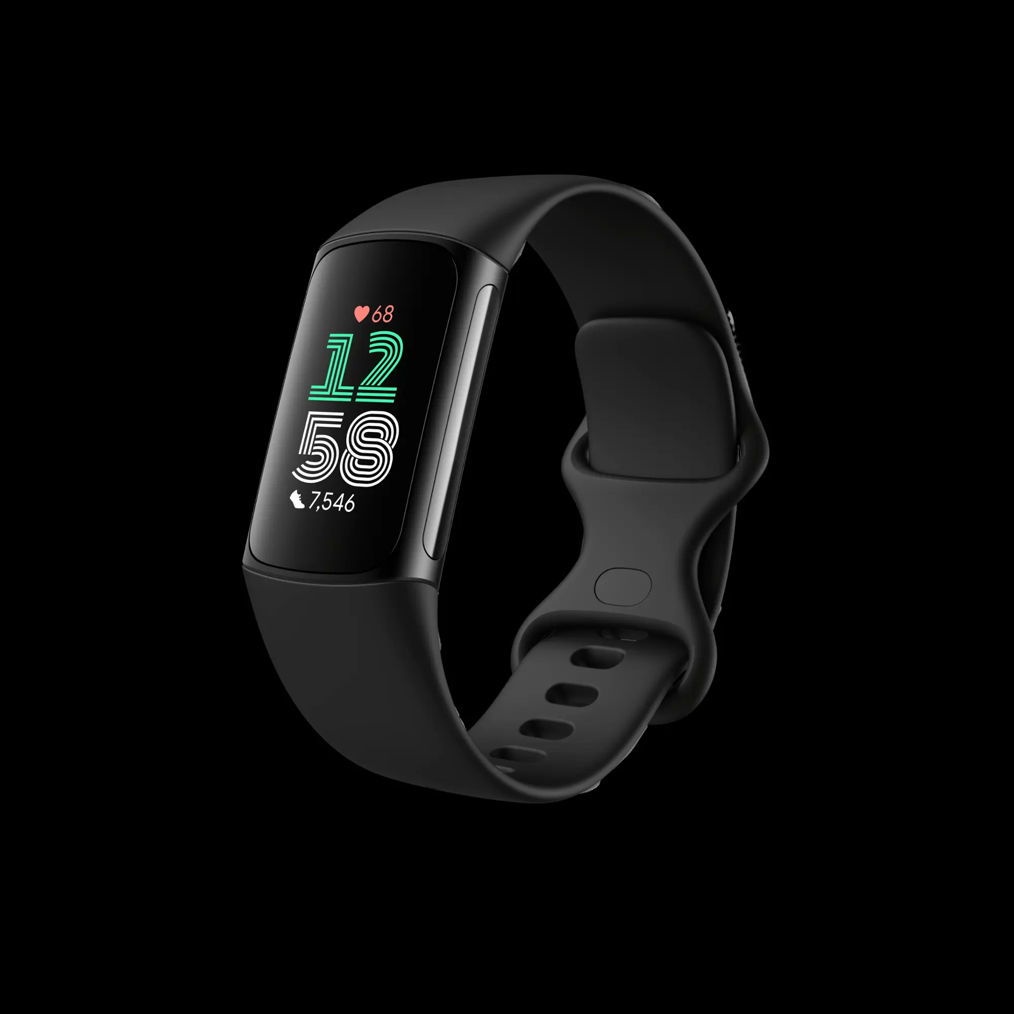 Fitbit - Charge 6 Advanced Fitness & Health Tracker - Obsidian