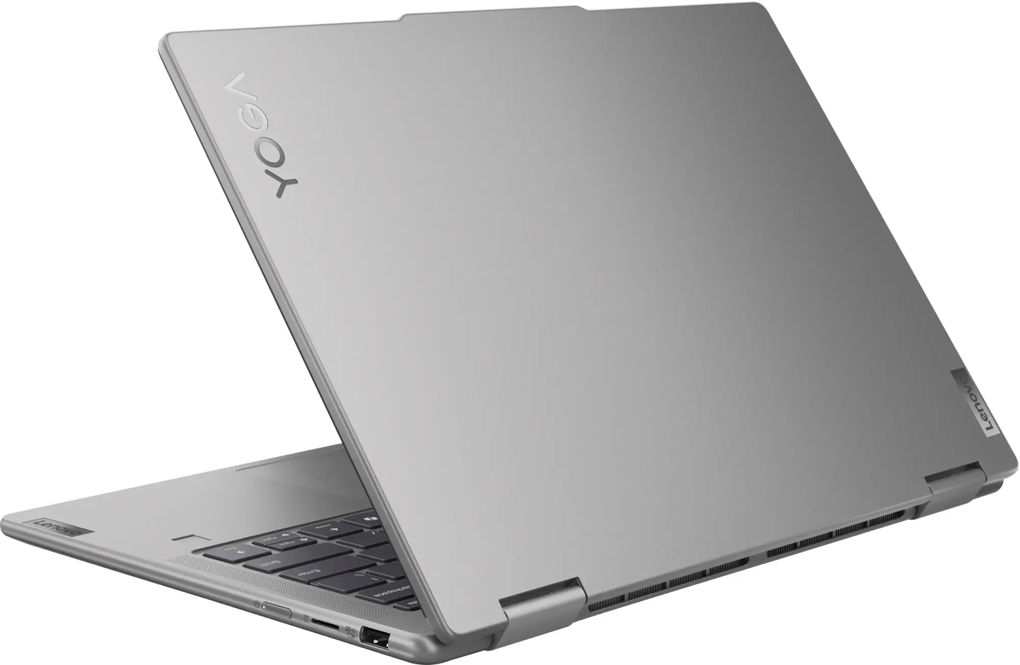 Lenovo - Yoga 7 2-in-1 14" 2K Touchscreen Laptop - AMD Ryzen 7 8840HS with 16GB Memory - 1 TB SSD - Artic Grey