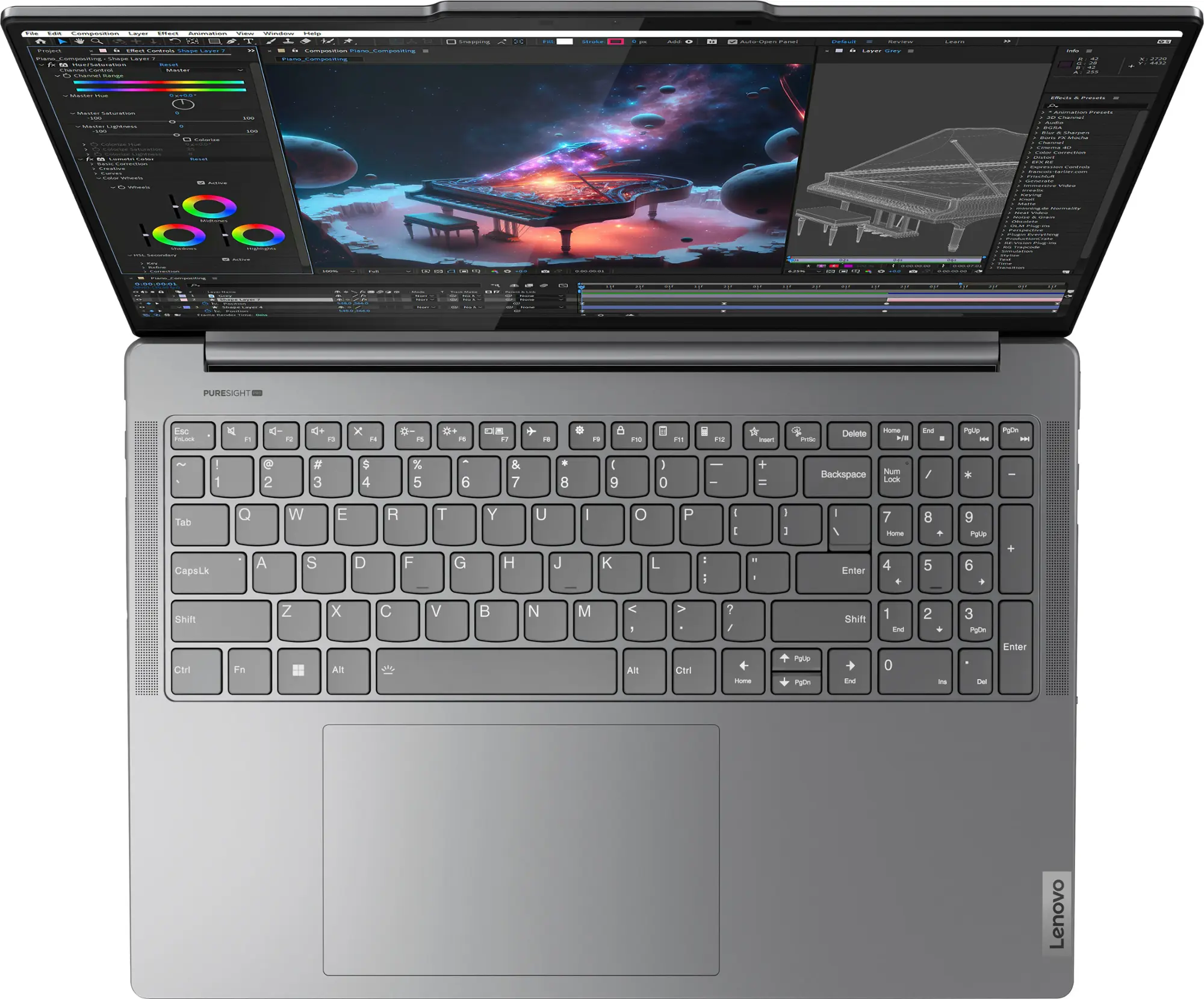 Lenovo - Yoga Pro 9i 16" 3.2K Touchscreen Laptop - Intel Core Ultra 9 185H with 32GB Memory - NVIDIA GeForce RTX 4050 - 1TB SSD - Luna Grey