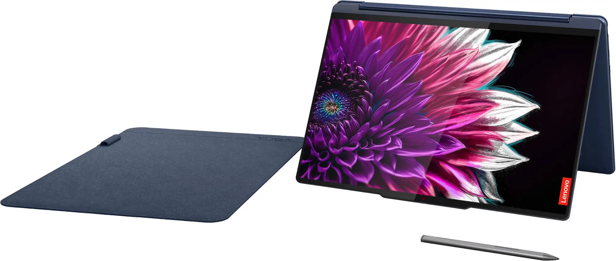 Lenovo - Yoga 9i 2-in-1 14" 2.8K OLED Touchscreen Laptop with Pen - Intel Core Ultra 7 155H with 16GB Memory - 1TB SSD - Cosmic Blue