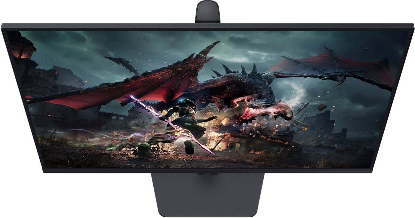 Samsung - 32" Odyssey G50D QHD IPS 180Hz 1ms AMD FreeSync and G-Sync Compatible Gaming Monitor with HDR 400 (DisplayPort, HDMI) - Black