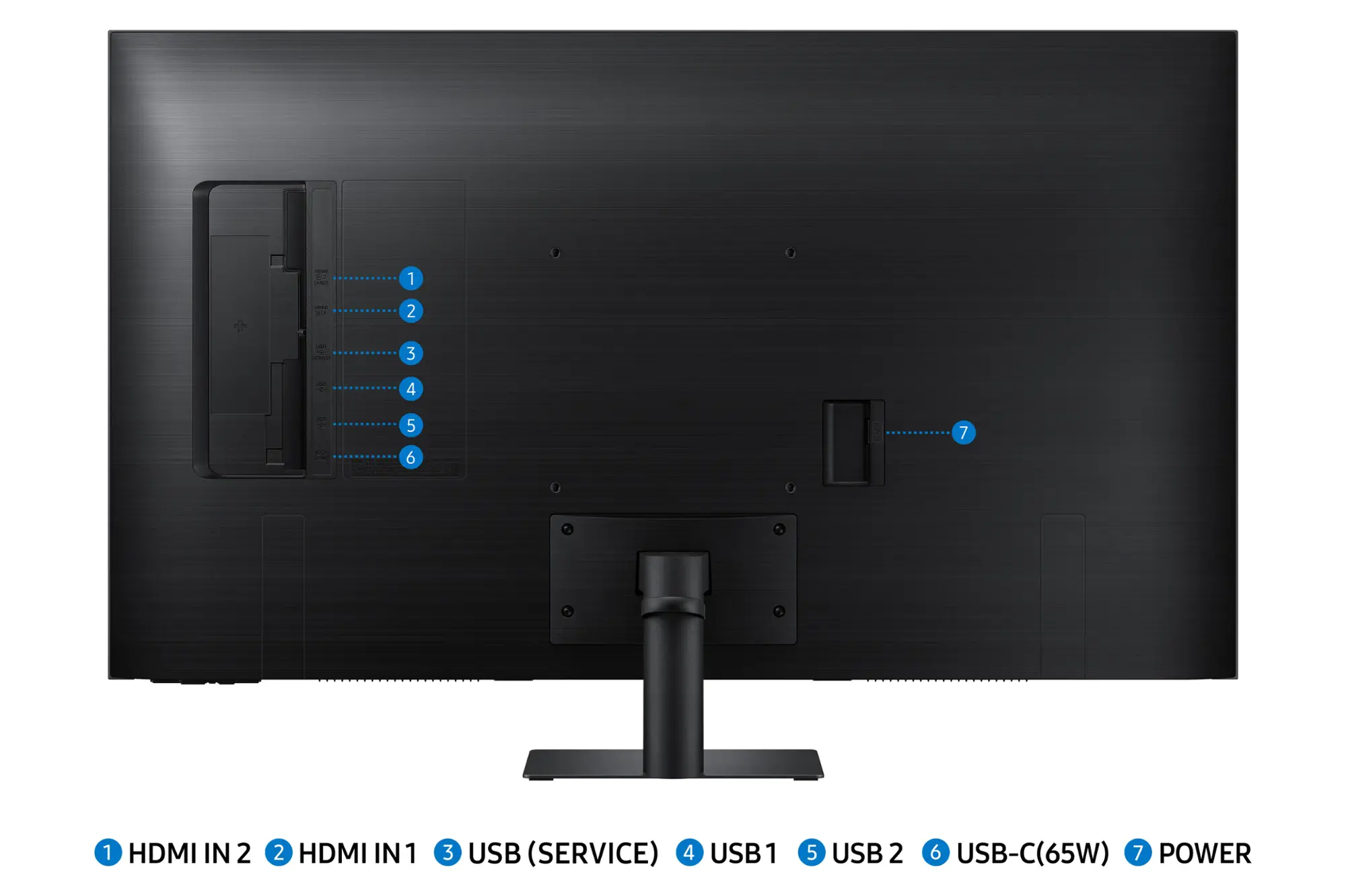 Samsung - M70D 43” LED 4K UHD 60Hz 4ms Smart Monitor with HDR 10 (HDMI, USB) - Black