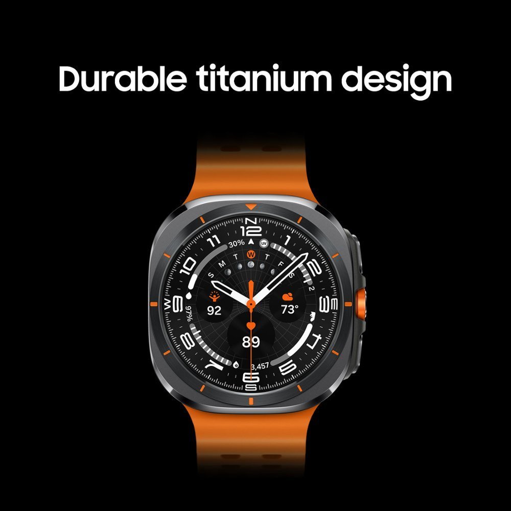 Samsung - Galaxy Watch Ultra Titanium Smartwatch 47mm LTE - Titanium Gray