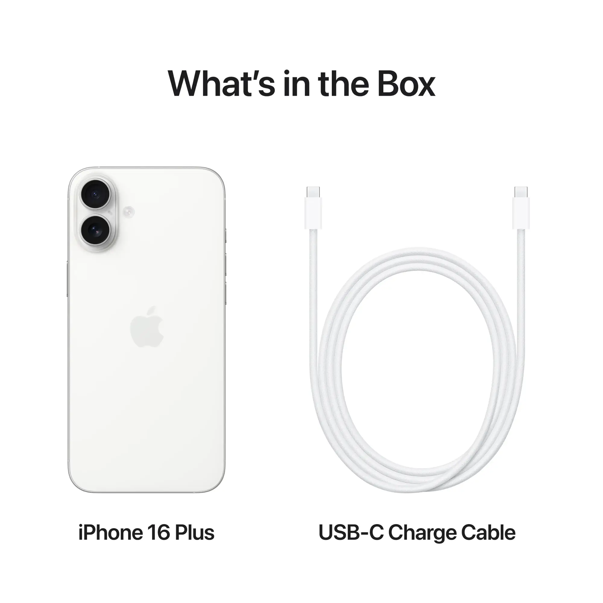 Apple - iPhone 16 Plus 128GB - Apple Intelligence - White (AT&T)