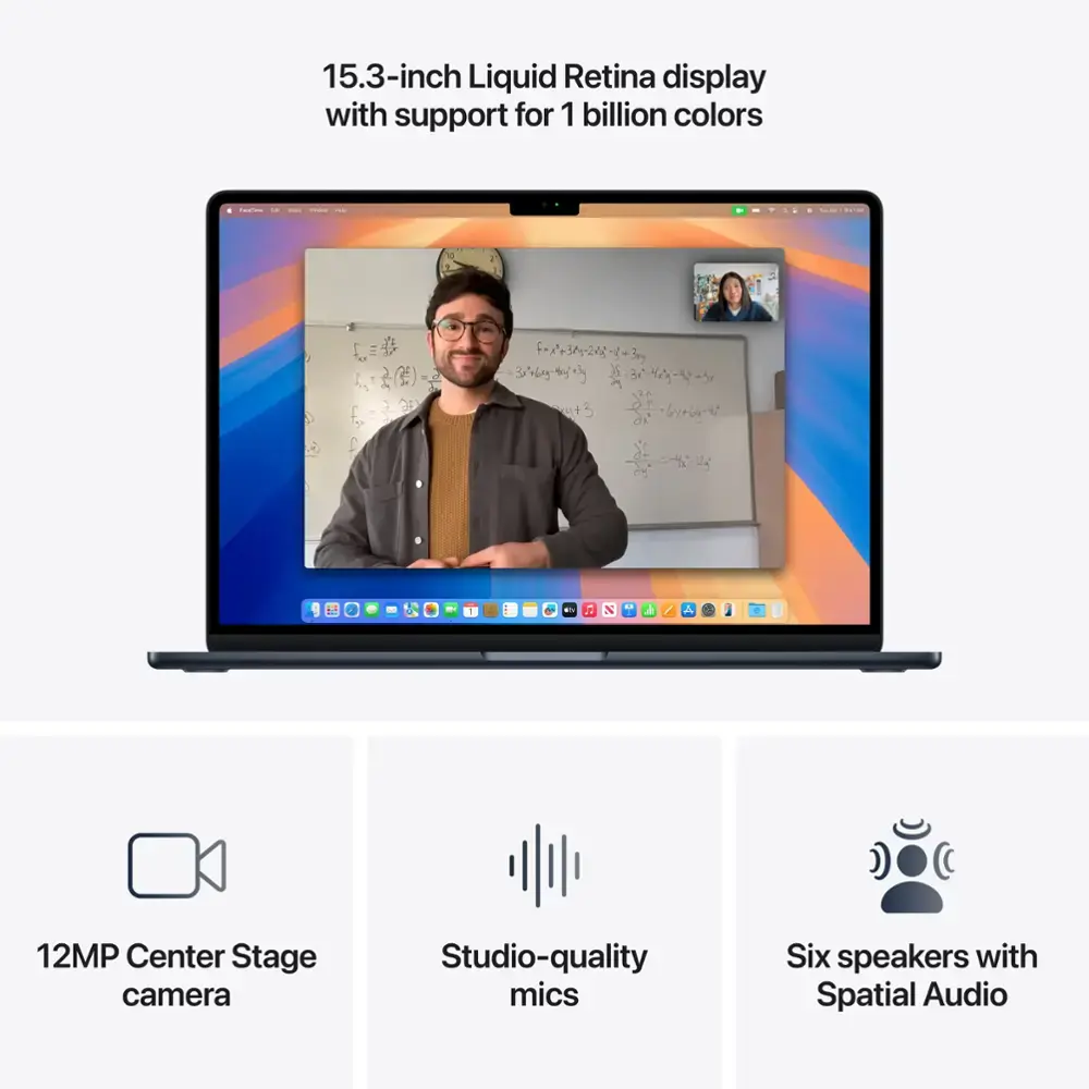 Apple - MacBook Air 15-inch Apple M4 chip Built for Apple Intelligence - 16GB Memory - 512GB SSD - Midnight