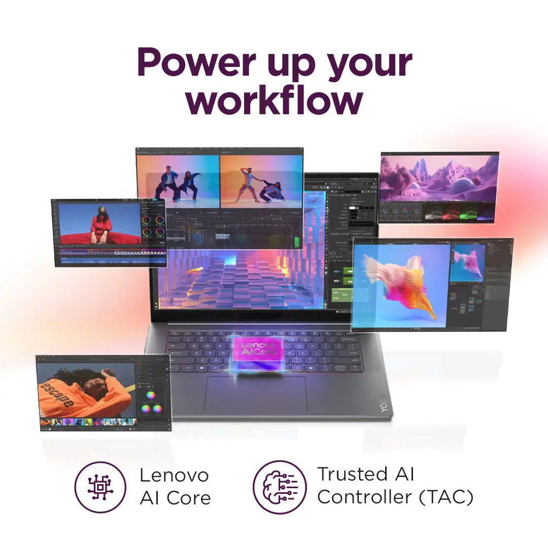 Lenovo - Yoga Slim 7i Aura Edition - Copilot+ PC - 15.3” 3K Touchscreen Laptop - Intel Core Ultra 7 - 16GB Memory - 1TB SSD - Luna Gray