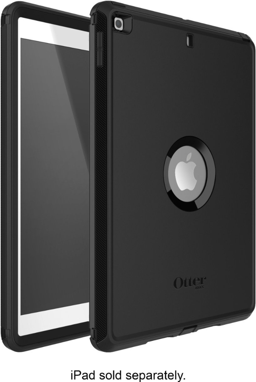 OtterBox - Defender Pro Series for Apple® iPad® (7th generation, 8th generation, and 9th generation) - Black
