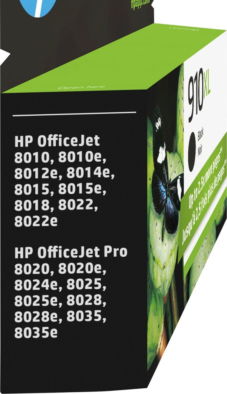 HP - 910XL High-Yield Ink Cartridge - Black
