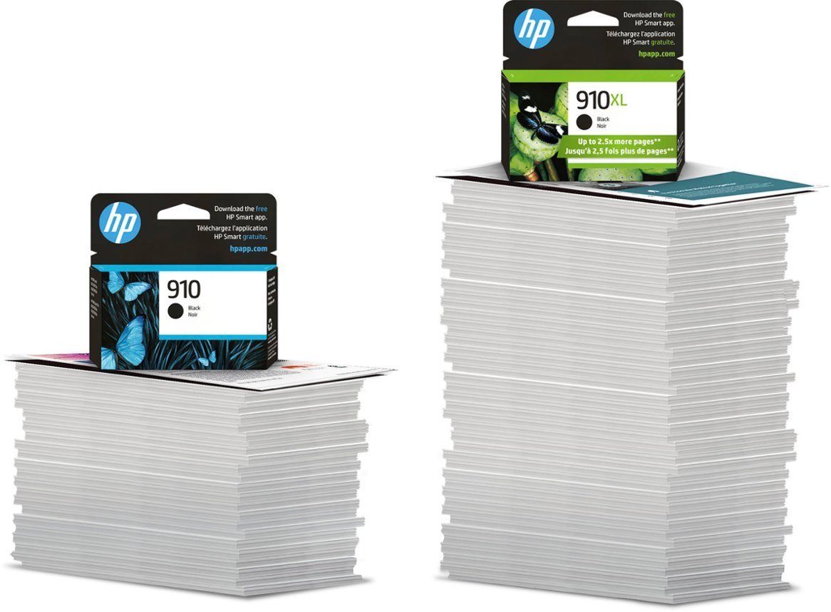 HP - 910XL High-Yield Ink Cartridge - Black