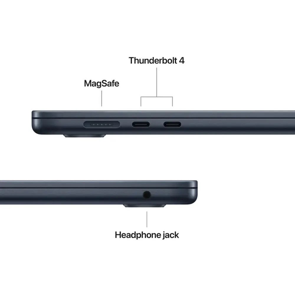 Apple - MacBook Air 15-inch Apple M4 chip Built for Apple Intelligence - 16GB Memory - 512GB SSD - Midnight