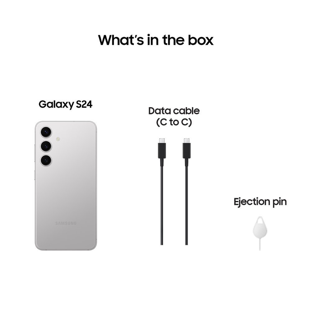 Samsung - Galaxy S24+ 256 GB (Unlocked) - Marble Gray