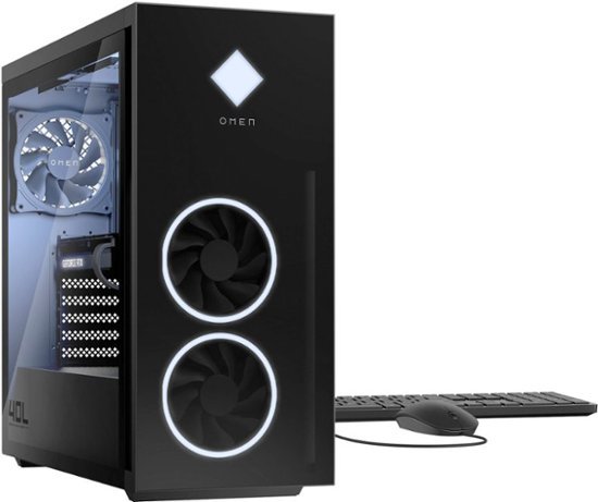HP OMEN - OMEN 40L Gaming Desktop - Intel Core i9-13900KF - 32GB DDR5 Memory - NVIDIA GeForce RTX 4070 Ti - 2TB SSD - Black