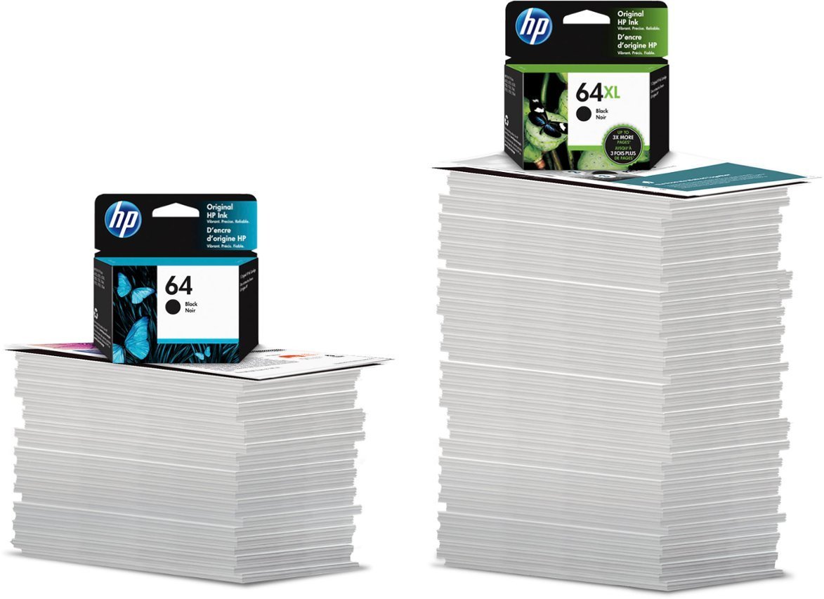 HP - 64XL High-Yield Ink Cartridge - Black