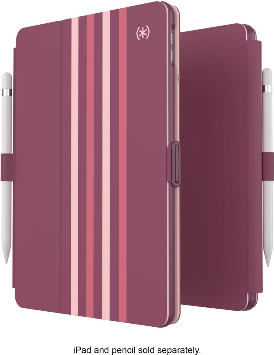 Speck - Balance Folio Case for Apple iPad 10.2" (7th, 8th, & 9th Gen 2021) - Crimson Forest/Lush Burgundy