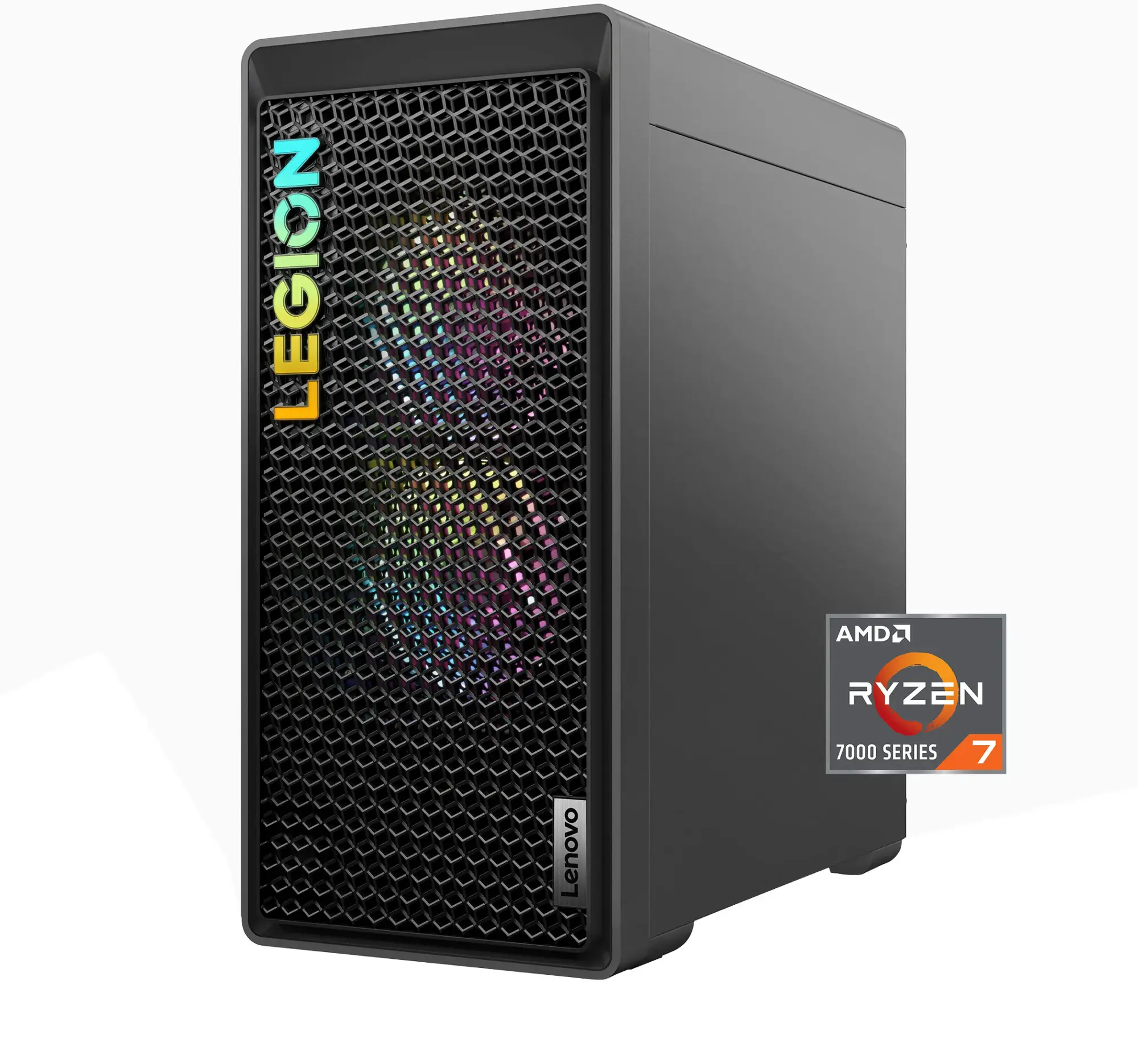 Lenovo - Legion Tower 5 Gaming Desktop - AMD Ryzen 7 7700 - 16GB Memory - AMD Radeon RX 7600 - 1TB SSD - Storm Gray