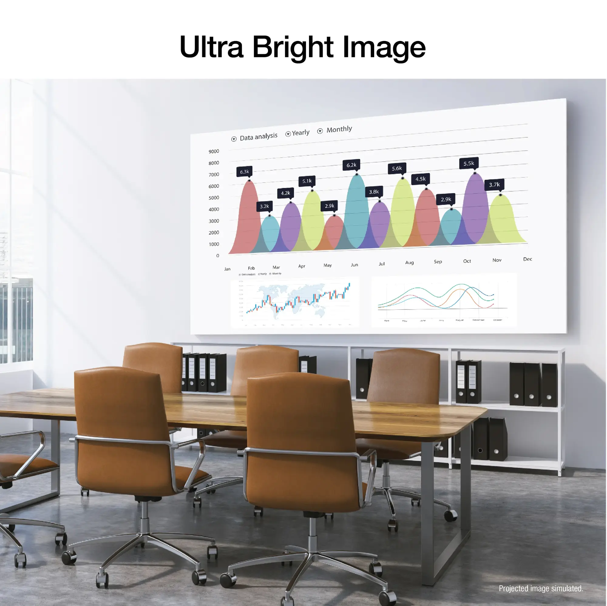 Epson - EpiqVision Flex CO-W01 Portable Projector, 3-Chip 3LCD, Built-in Speaker, 300-Inch Home Entertainment and Work - White