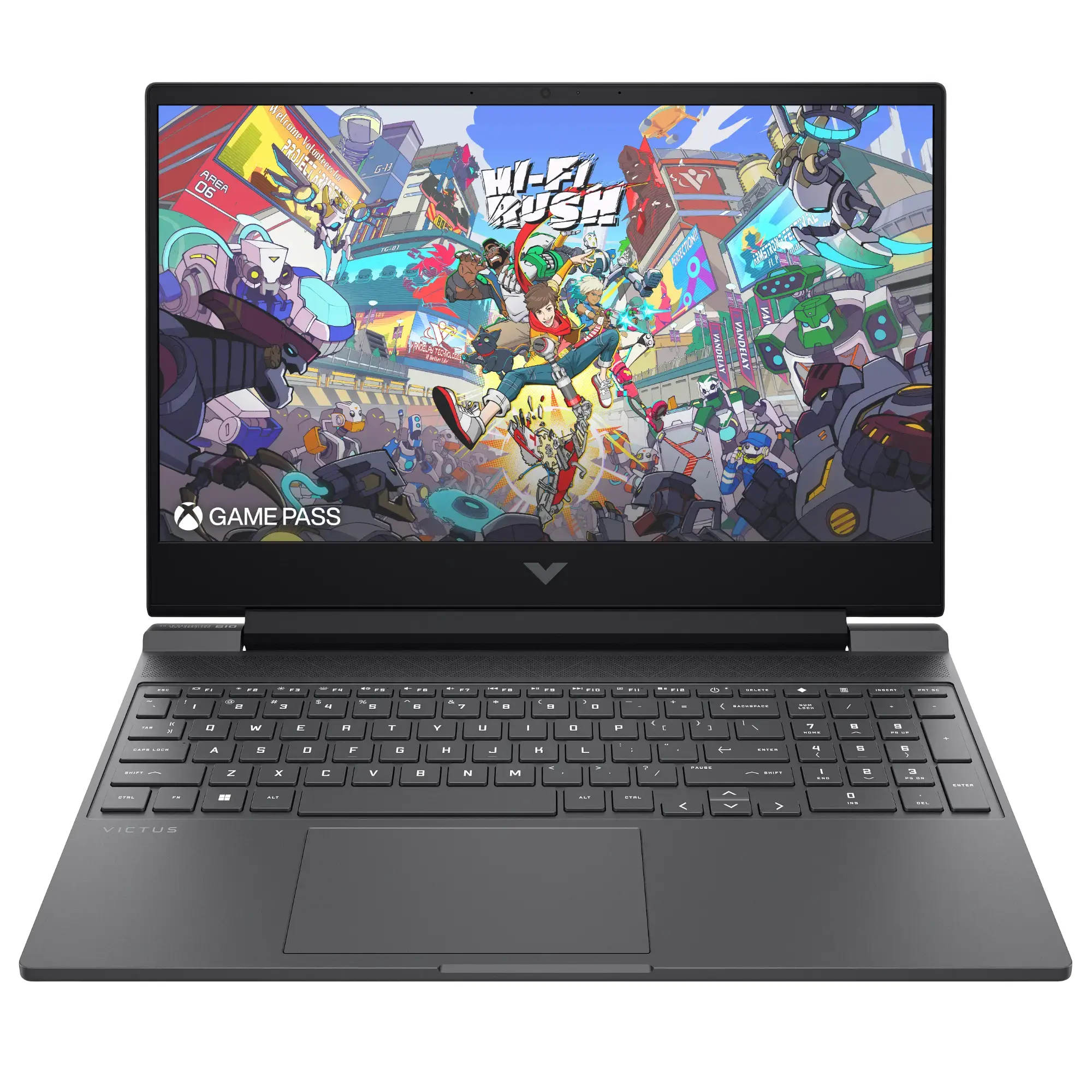 HP - Victus 15.6" Full HD Gaming Laptop - AMD Ryzen 5-7535HS - 8GB DDR5 Memory - AMD Radeon RX 6550M - 512GB SSD - Mica Silver