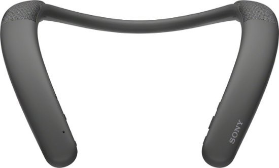 Sony - Bluetooth Wireless Neckband Speaker - Charcoal Gray