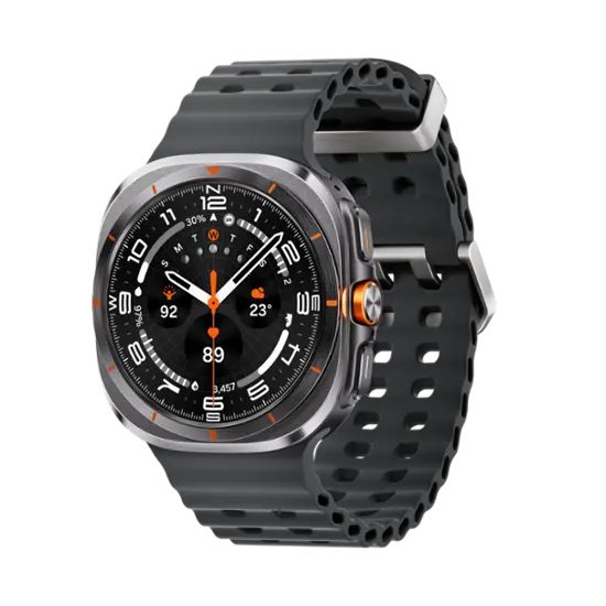 Samsung - Bespoke Galaxy Watch Ultra Titanium Smartwatch 47mm LTE - Titanium Gray