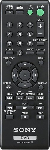 Sony - DVD Player - Black