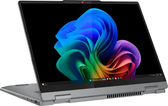 Lenovo - IdeaPad 5x - Copilot+ PC - 2-in-1 14" (WUXGA) Touchscreen Laptops- Snapdragon X Plus - 16GB - 512GB SSD - Luna Grey