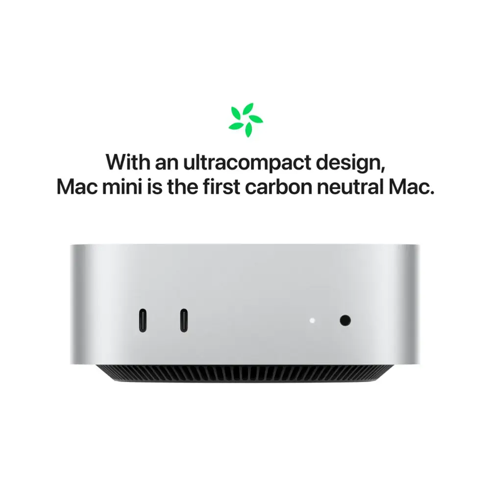 Apple - Mac mini Desktop - M4 chip - Built for Apple Intelligence - 16GB Memory - 256GB SSD - Silver