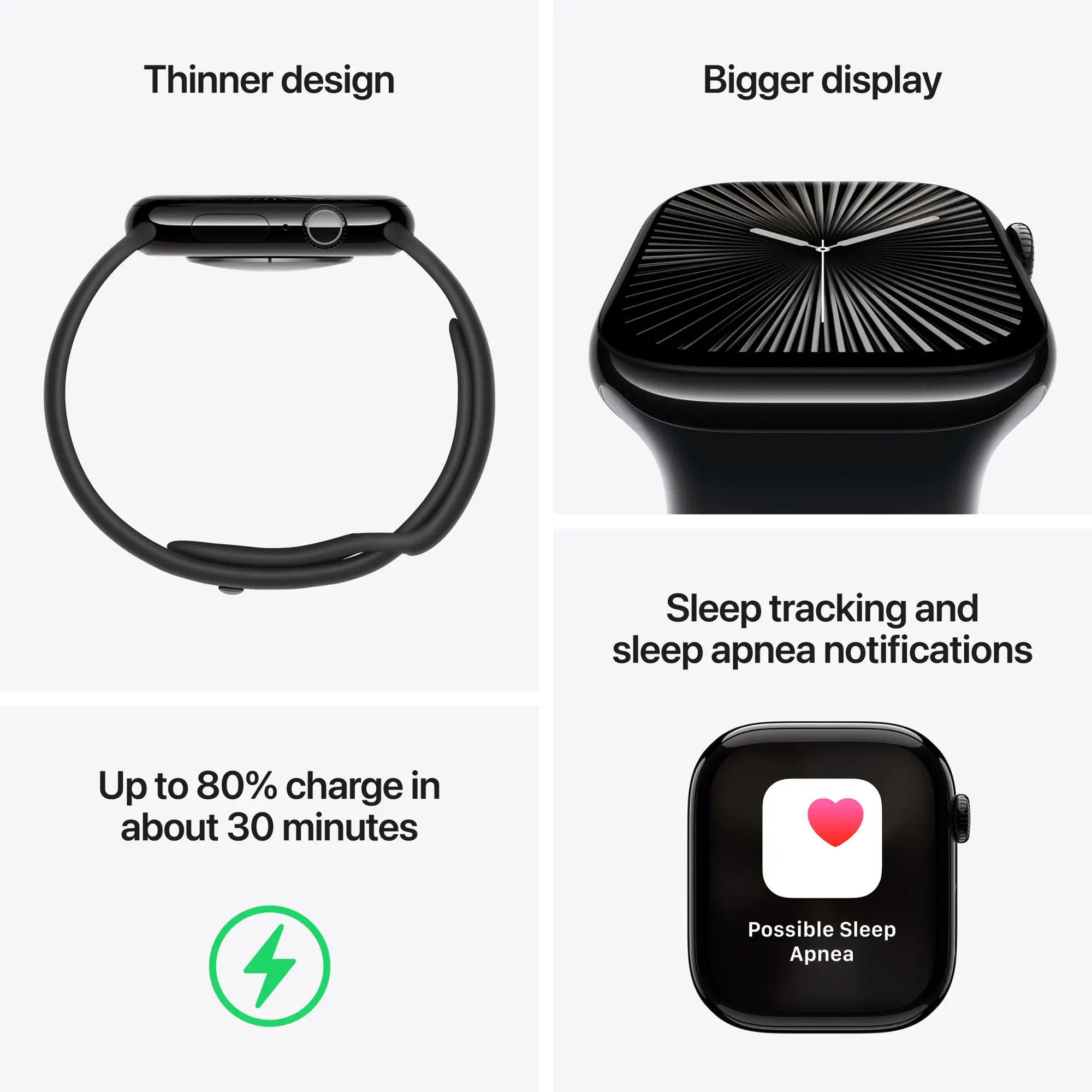 Apple Watch Series 10 (GPS + Cellular) 46mm Titanium Case with Natural Milanese Loop - M/L - Natural - (2024)