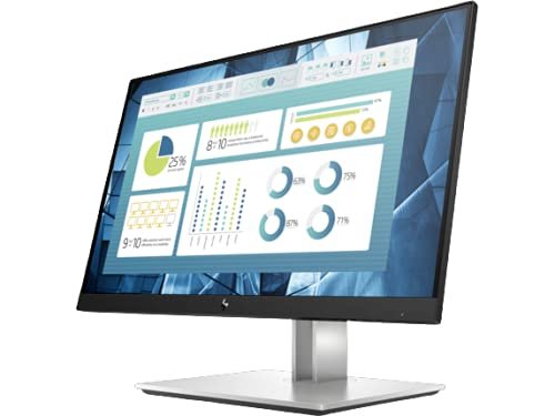 HP - E22 G4 FHD Monitor 21.5 LCD FHD Monitor (VGA, USB, HDMI) - Black, Silver