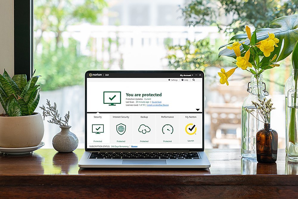 Norton - 360 Premium (10-Device) Antivirus Internet Security Software + VPN + Dark Web Monitoring (1 Year Subscription) - Android, Mac OS, Windows, Apple iOS [Digital]
