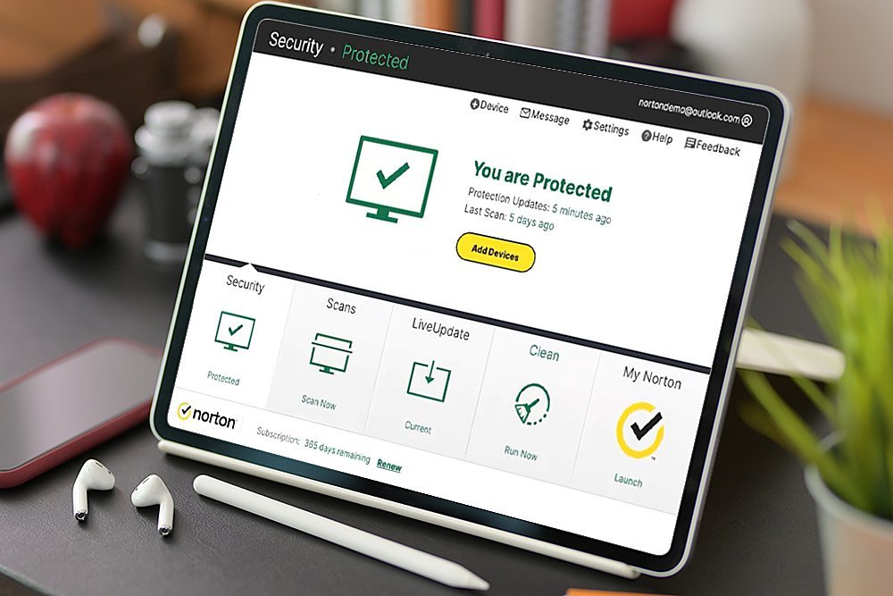 Norton - 360 Premium (10-Device) Antivirus Internet Security Software + VPN + Dark Web Monitoring (1 Year Subscription) - Android, Mac OS, Windows, Apple iOS [Digital]